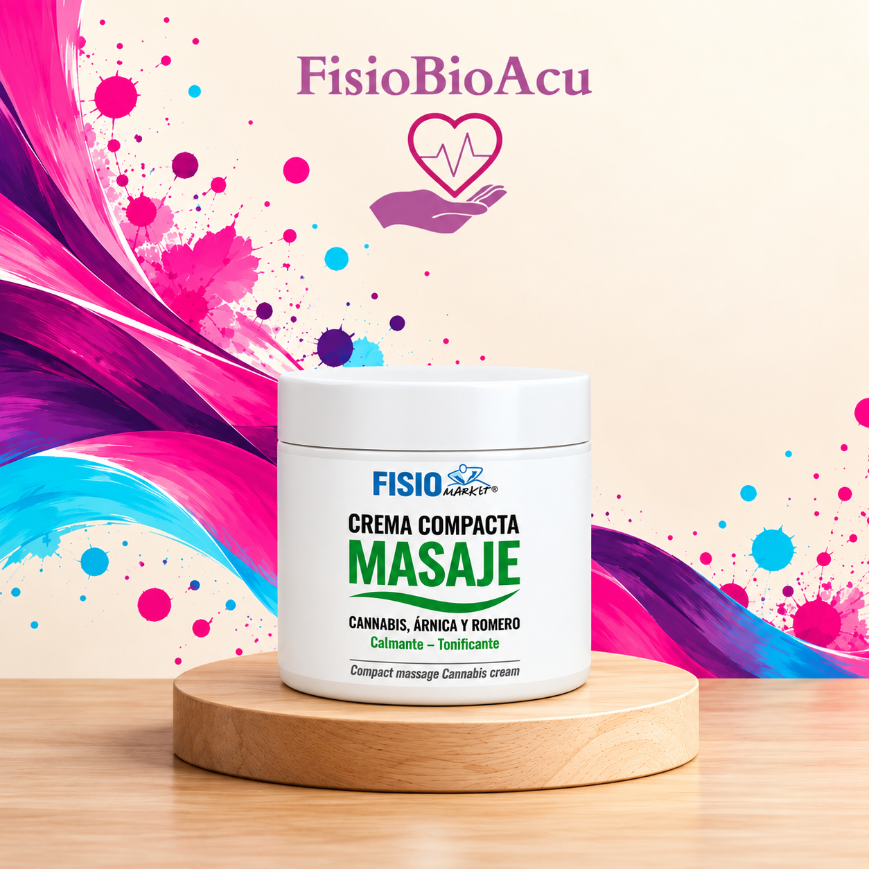 Crema compacta de masaje